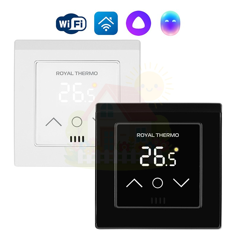 Инженерная сантехника Терморегулятор Royal Thermo Sensonite RTS-16 WiFi со сменными панелями — детальное фото