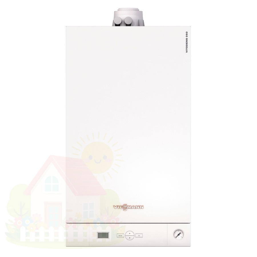 Купить Настенный конденсационный котёл Viessmann Vitodens 050-W 24 кВт BPJC (7723165) — фото товара в каталоге