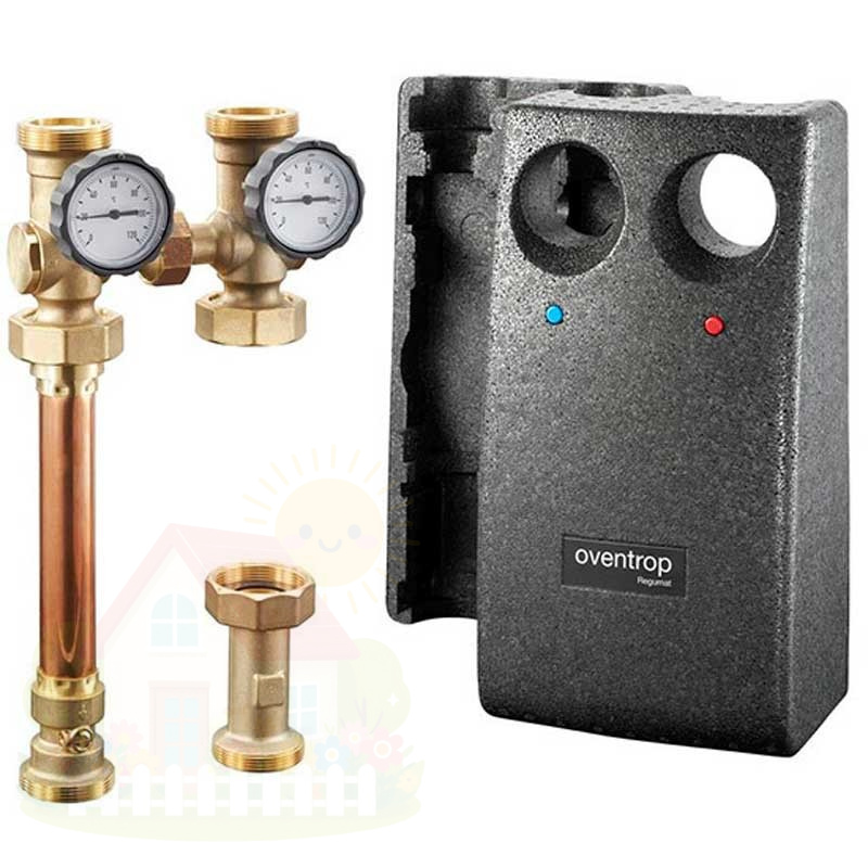 Купить Насосная группа Oventrop regumat S-180 1 1/4" арт.1355075, с шаровым краном, без смесителя — фото товара в каталоге