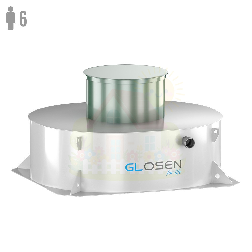 Инженерная сантехника Установка глубокой биологической очистки Glosen 6С мини — детальное фото