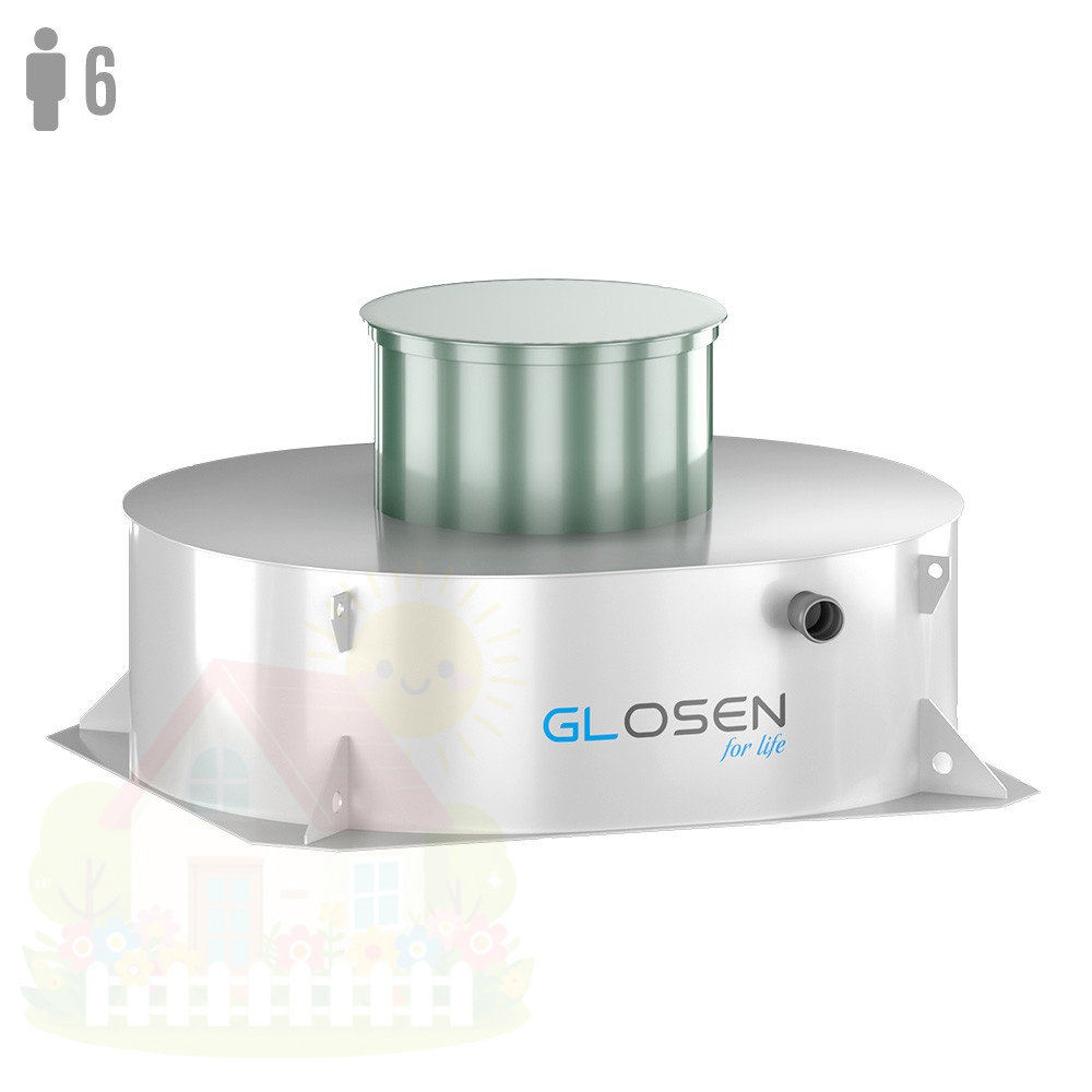 Купить Установка глубокой биологической очистки Glosen 6С мини — фото товара в каталоге