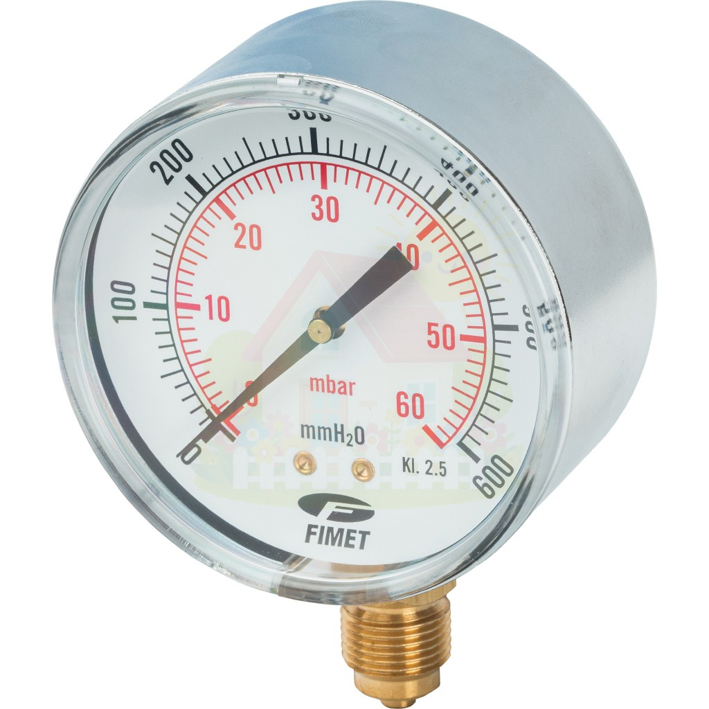 Инженерная сантехника Манометр газовый Watts FR260(MG) 63/6(1/4 ,60мбар) — детальное фото