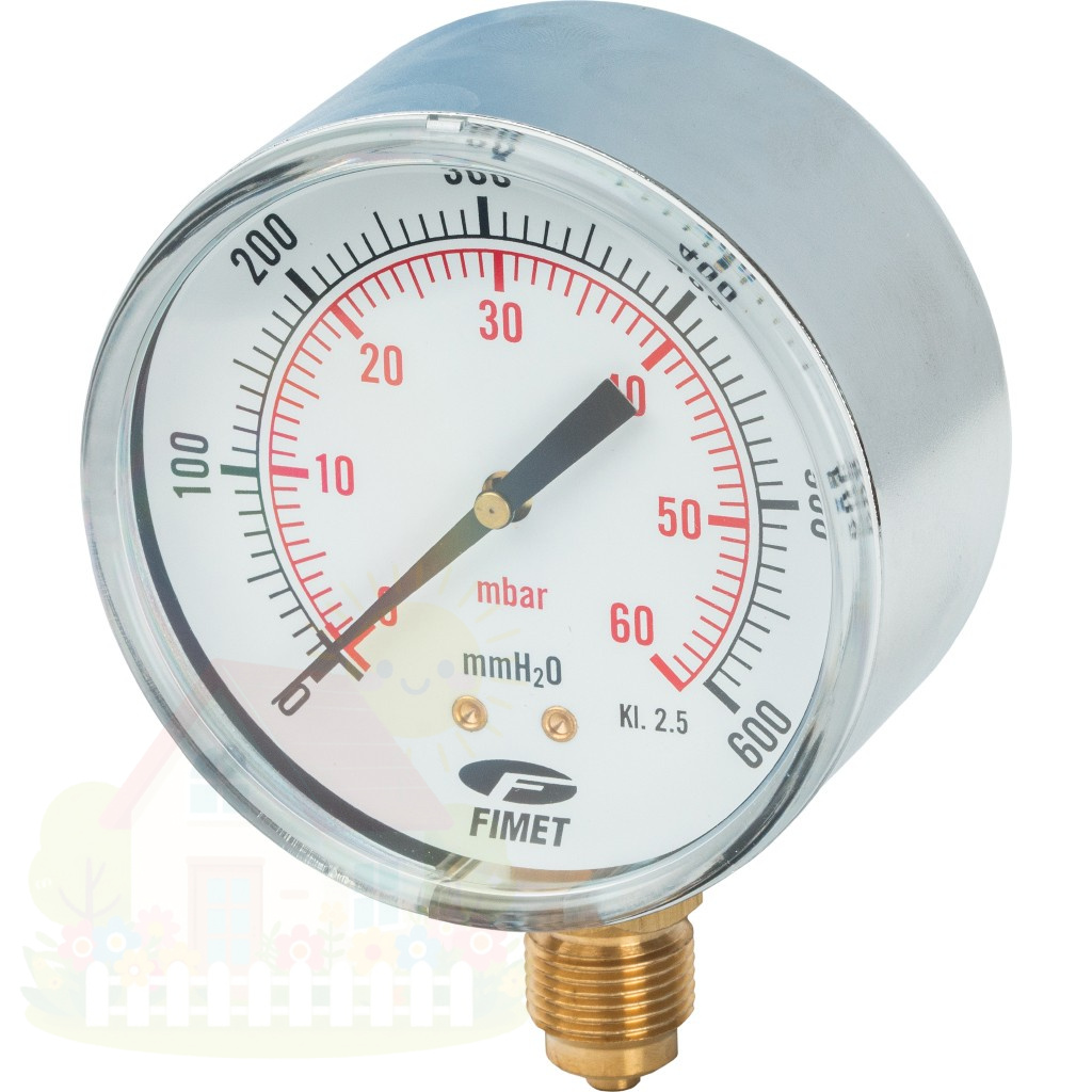 Купить Манометр газовый Watts FR260(MG) 80/6(3/8 ,60мбар) — фото товара в каталоге