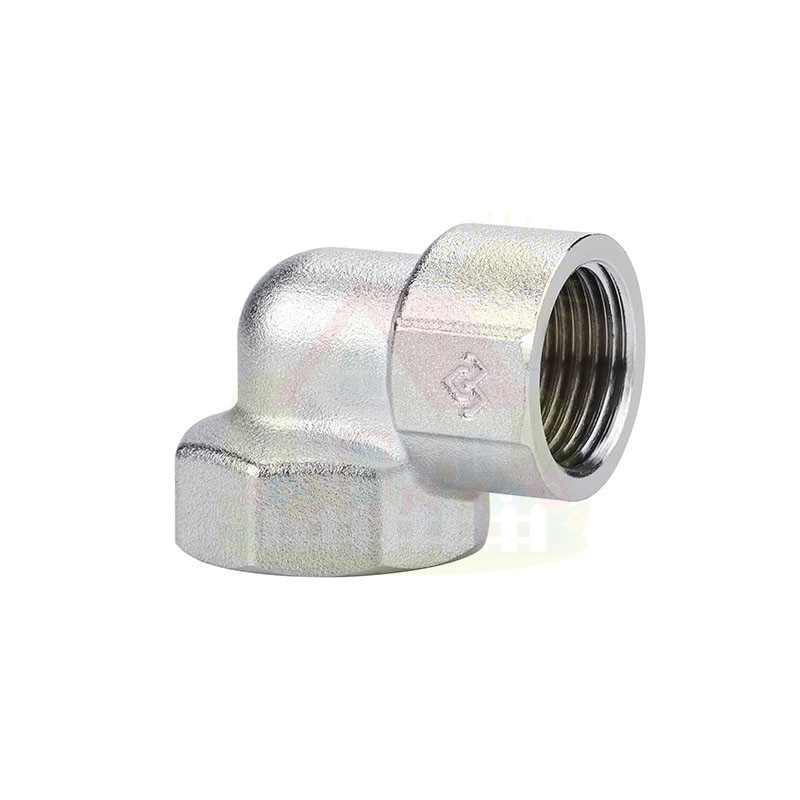 Инженерная сантехника Угол переходной для коллектора Varmega 3/4"х1/2" с ВР-ВР резьбой хромированный — детальное фото