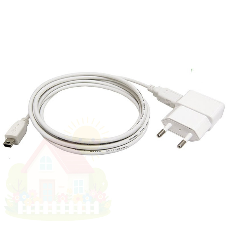 Купить Блок питания 5В 1А для контроллера Аквасторож mini USB, с проводом 1.8 м (арт.АК71) — фото товара в каталоге