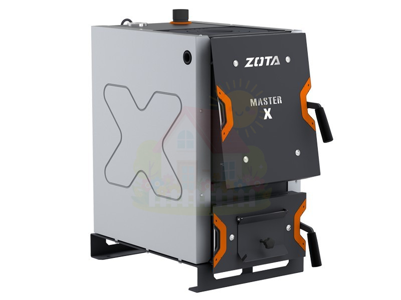 Инженерная сантехника Котел твердотопливный ZOTA Master X-12П — детальное фото
