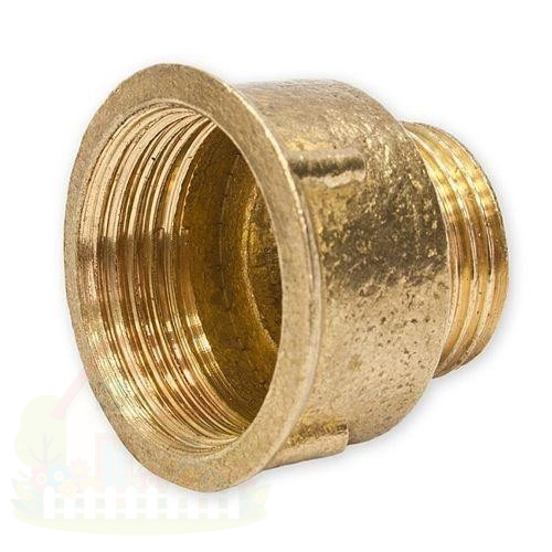 Купить Переходник ВН  латунный резьбовой 2" х 1 1/2" Stout — фото товара в каталоге