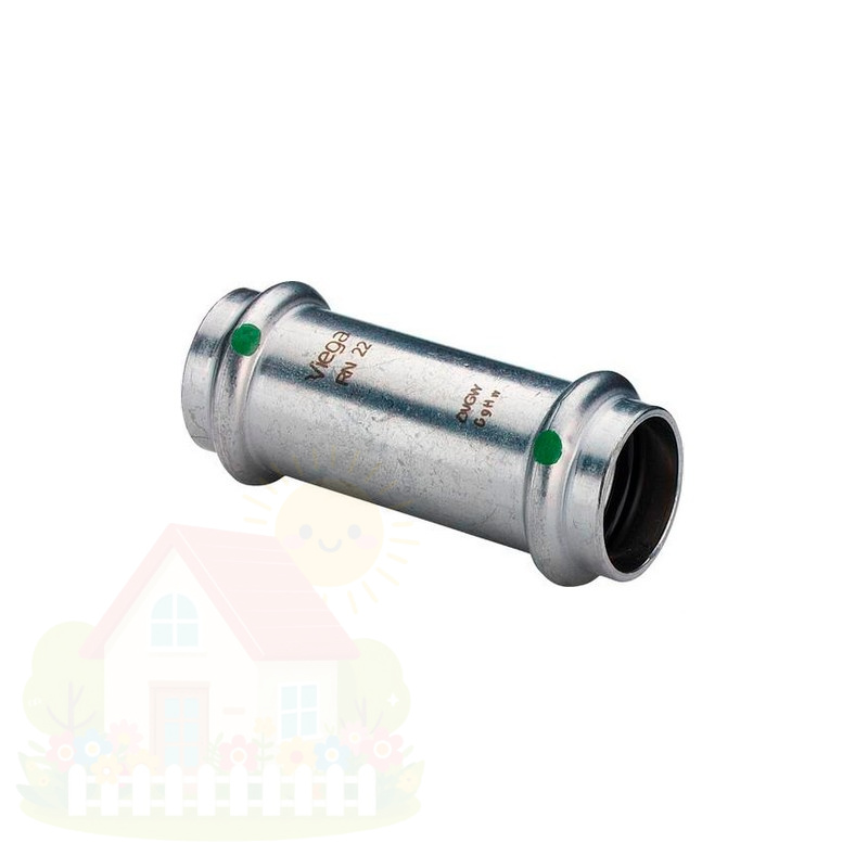 Купить Муфта пресс надвижная Viega Sanpress Inox 15мм. из нержавейки (арт. 436377) серия 2315.5 — фото товара в каталоге