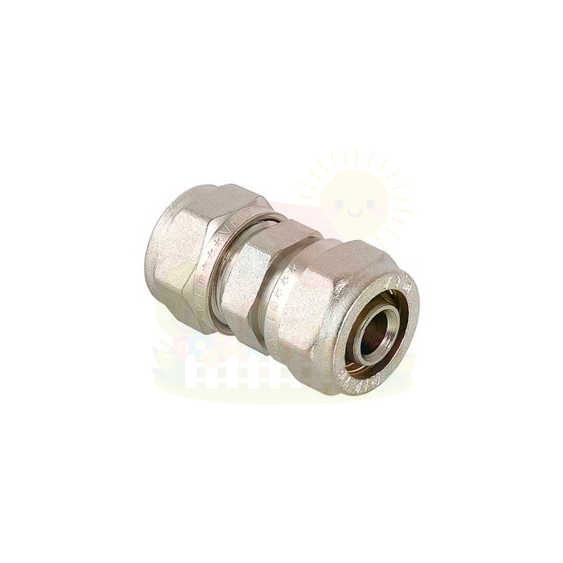 Инженерная сантехника Соединитель обжимной 20 x 16 прямой Valtec (АРТ. VTM.303.N.002016) — детальное фото