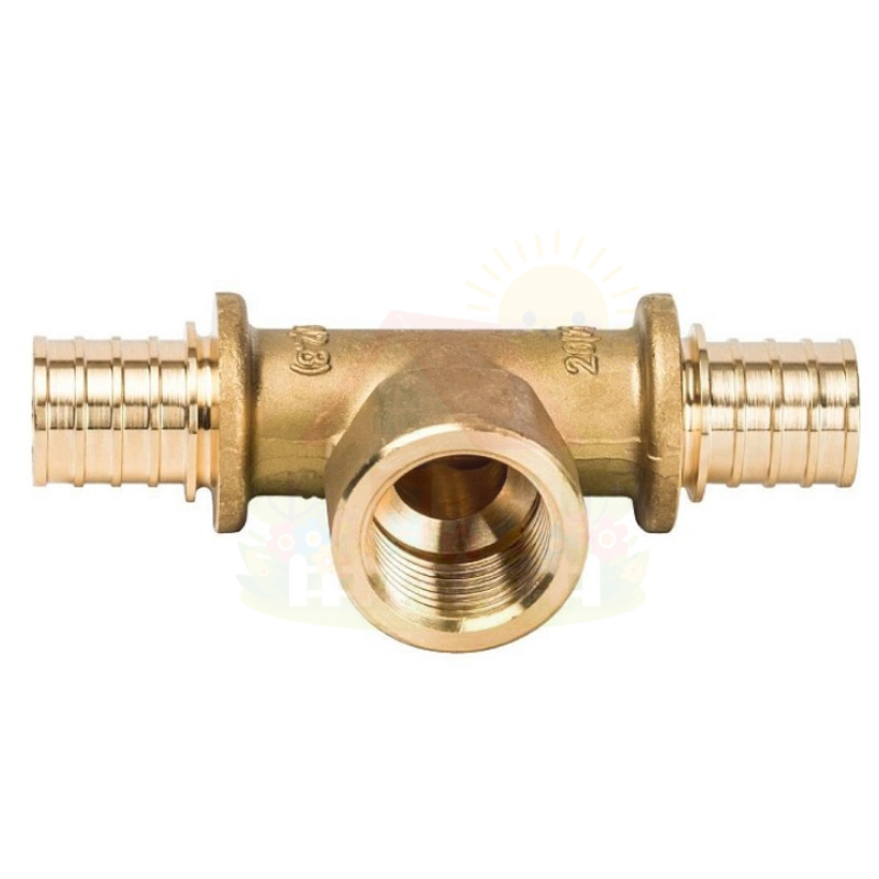 Инженерная сантехника Тройник с ВР резьбой ROMMER 16х1/2"х16 мм, для сшитого полиэтилена — детальное фото