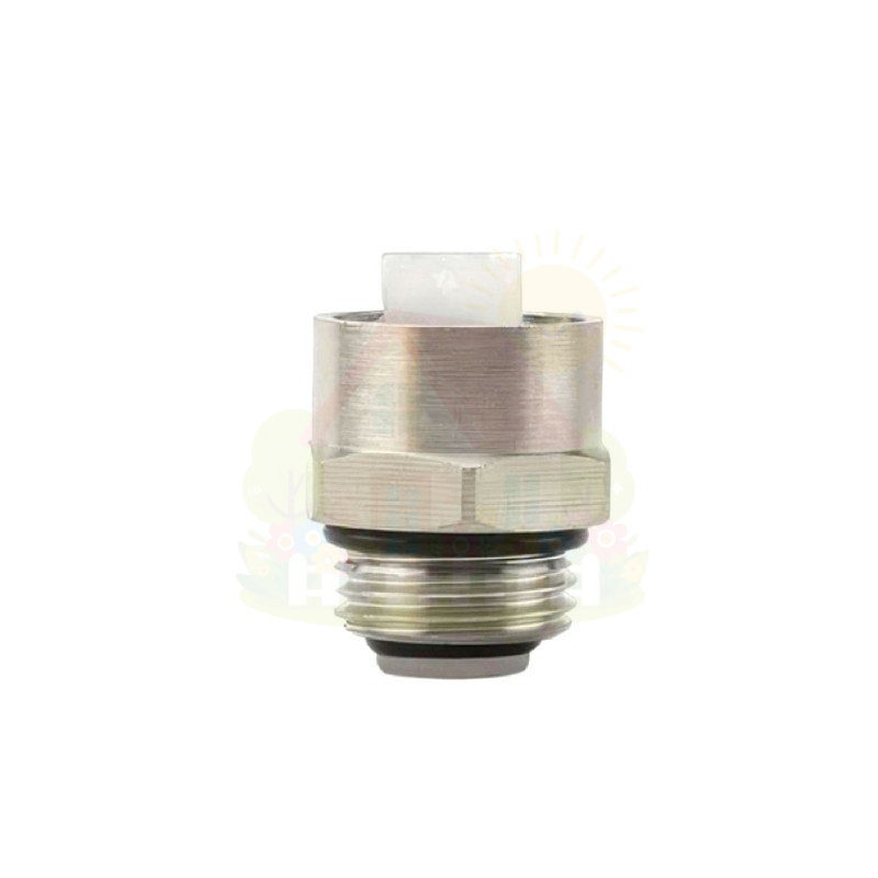 Инженерная сантехника Отсекающий клапан для воздухоотводчика Varmega 1/2", никелированный, ВР-НР резьба — детальное фото