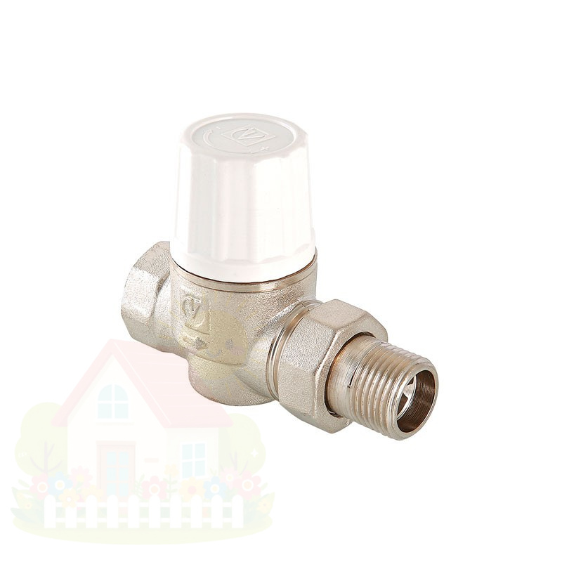 Купить Клапан радиаторный прямой Valtec 3/4" арт.VT.034.N.05 повышенной пропускной способности — фото товара в каталоге