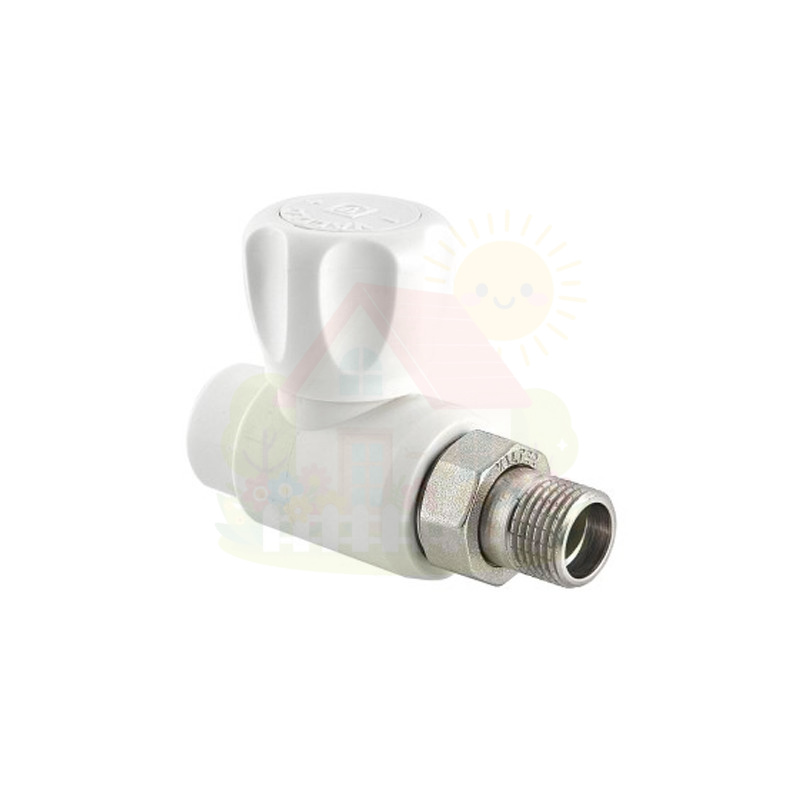 Инженерная сантехника Кран шаровой Valtec 25х3/4" со сгоном прямой (арт.VTp.717.0.02505) — детальное фото