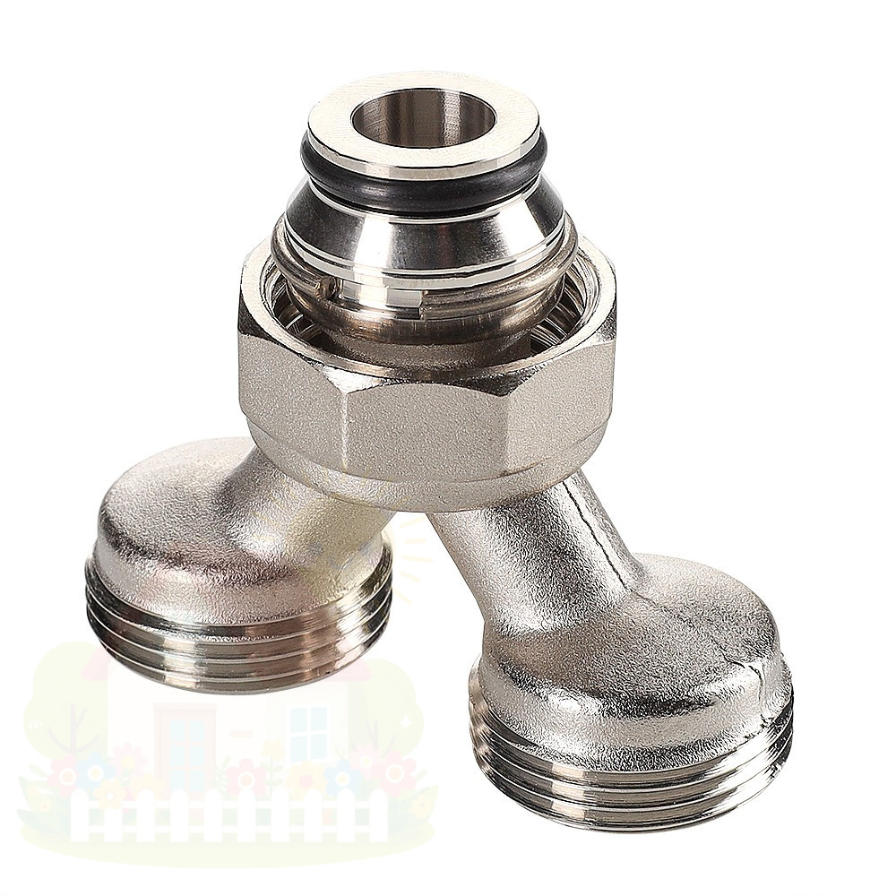 Купить Коллекторный разделитель потока Valtec 3/4"х3/4" под евроконус арт.VT.0681.NE.050505 — фото товара в каталоге