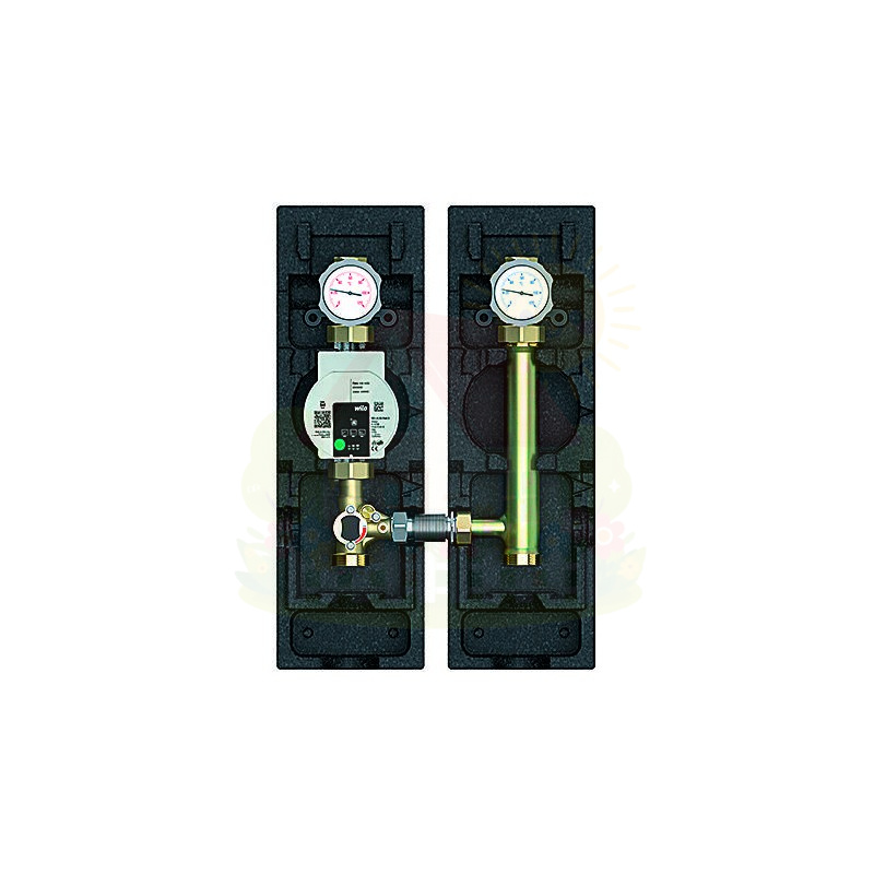 Инженерная сантехника Насосная группа Meibes MeiFlow M V-MK DN25 с насосом Wilo 25-7.0 (арт.M66833.36WI) — детальное фото