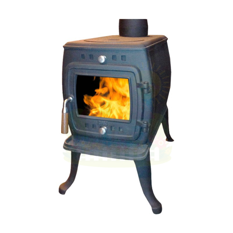 Инженерная сантехника Печь-камин чугунная LK Bari 5 кВт — детальное фото