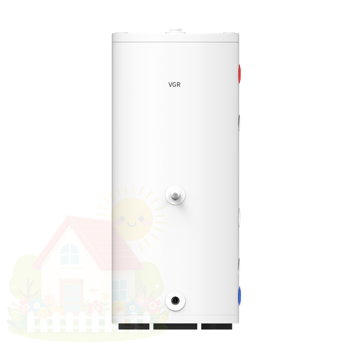 Купить Бойлер косвенного нагрева Vaillant VGR PFE R 100 боковое подключение — фото товара в каталоге