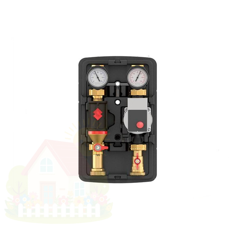 Купить Насосная группа Meibes MeiFlow Top S UC-CS DN25 с сепаратором и насосом Grundfos UPM3 25-70 (арт.M66911.36C) — фото товара в каталоге