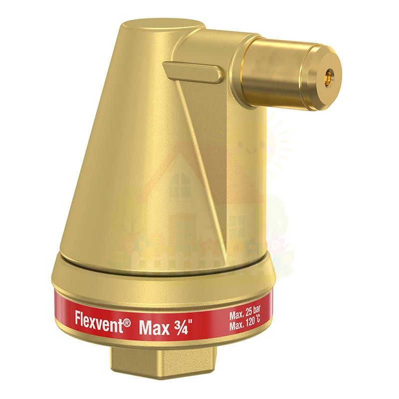 Инженерная сантехника Автоматический поплавковый воздухоотводчик Flamco Flexvent Max 3/4" — детальное фото