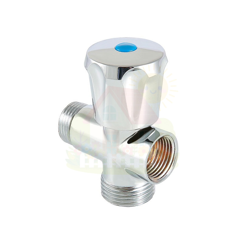 Инженерная сантехника Вентиль-тройник бытовой Valtec 1/2"х3/4"х1/2" арт.VT.255.N.04 — детальное фото