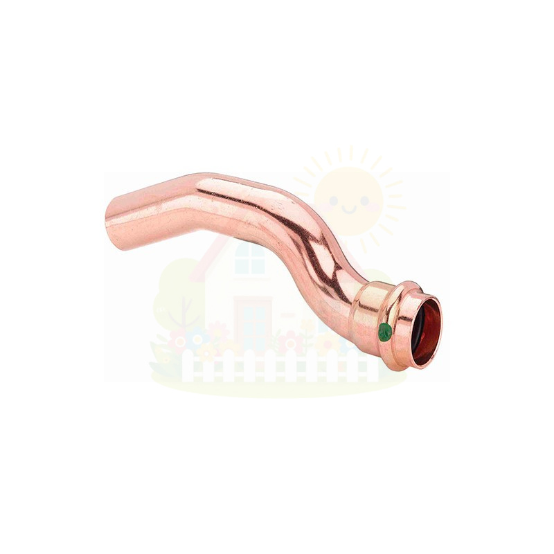 Инженерная сантехника Обвод медный Viega Profipress c SC-Contur H-В 15x90° (арт.322342) — детальное фото