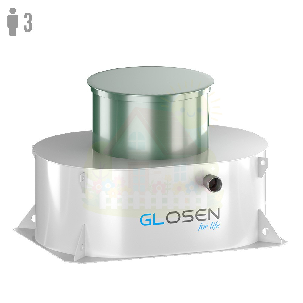 Инженерная сантехника Установка глубокой биологической очистки Glosen 3С — детальное фото