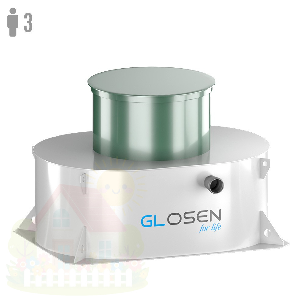 Купить Установка глубокой биологической очистки Glosen 3С мини — фото товара в каталоге
