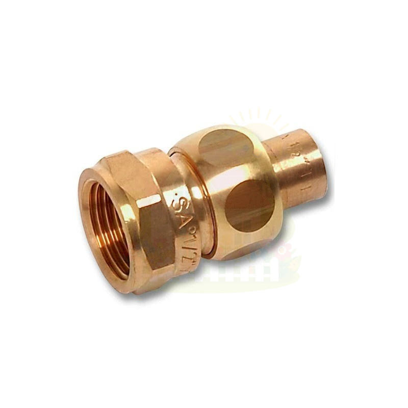 Инженерная сантехника Сгон Sanha 18x1/2" бронзовый под пайку с внутренней резьбой арт.143301812 — детальное фото