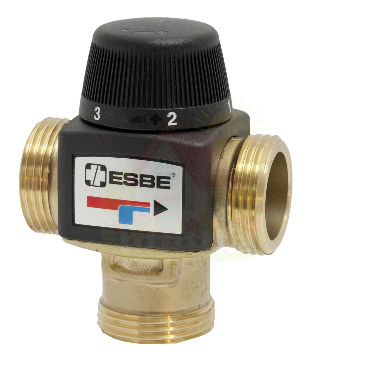 Инженерная сантехника Клапан термостатический Esbe VTA572 DN20 Kvs4.5 НР 1" 20-55°C ТП (арт.31702100) — детальное фото