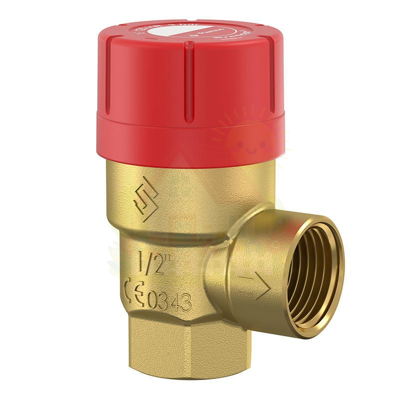 Инженерная сантехника Клапан предохранительный Flamco Prescor 1/2" x 3/4" - 3 bar TRD — детальное фото
