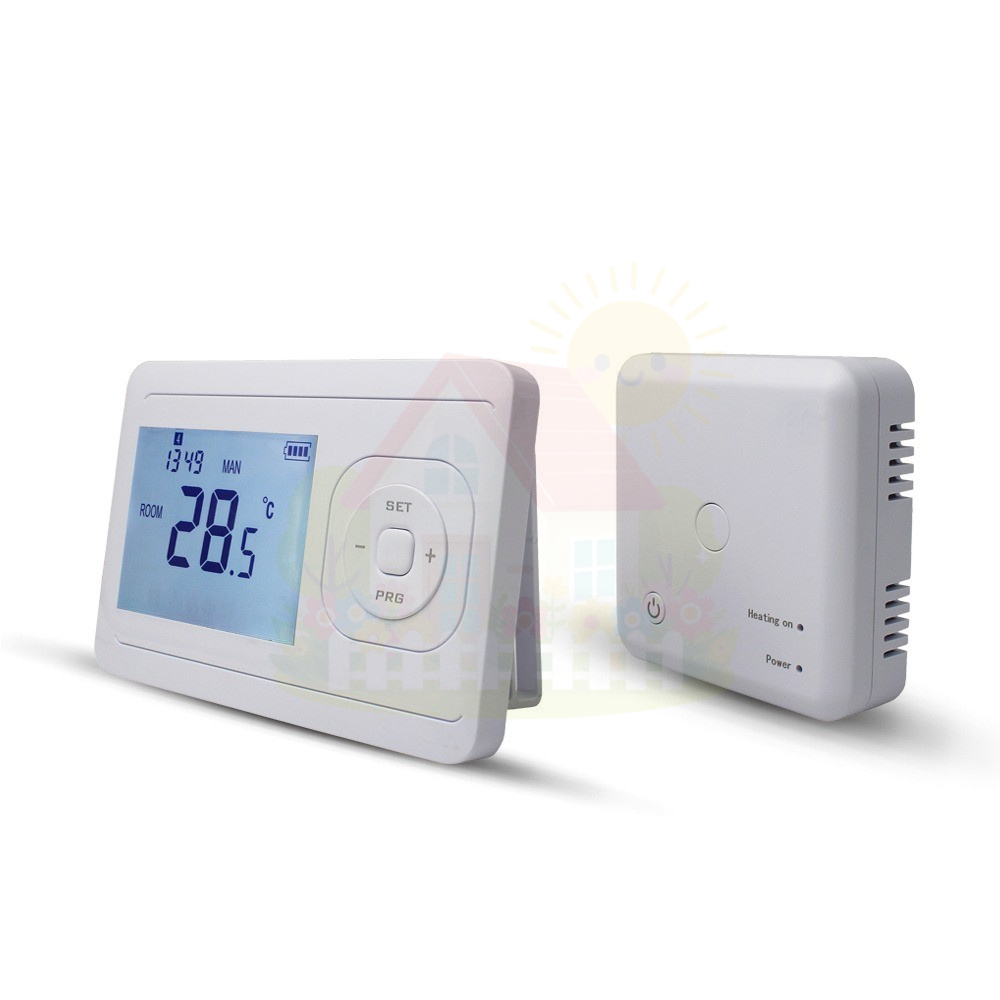 Инженерная сантехника Беспроводной термостат HUBERT AC8048RFWIFI (wi-fi управление, управление через Алису) — детальное фото