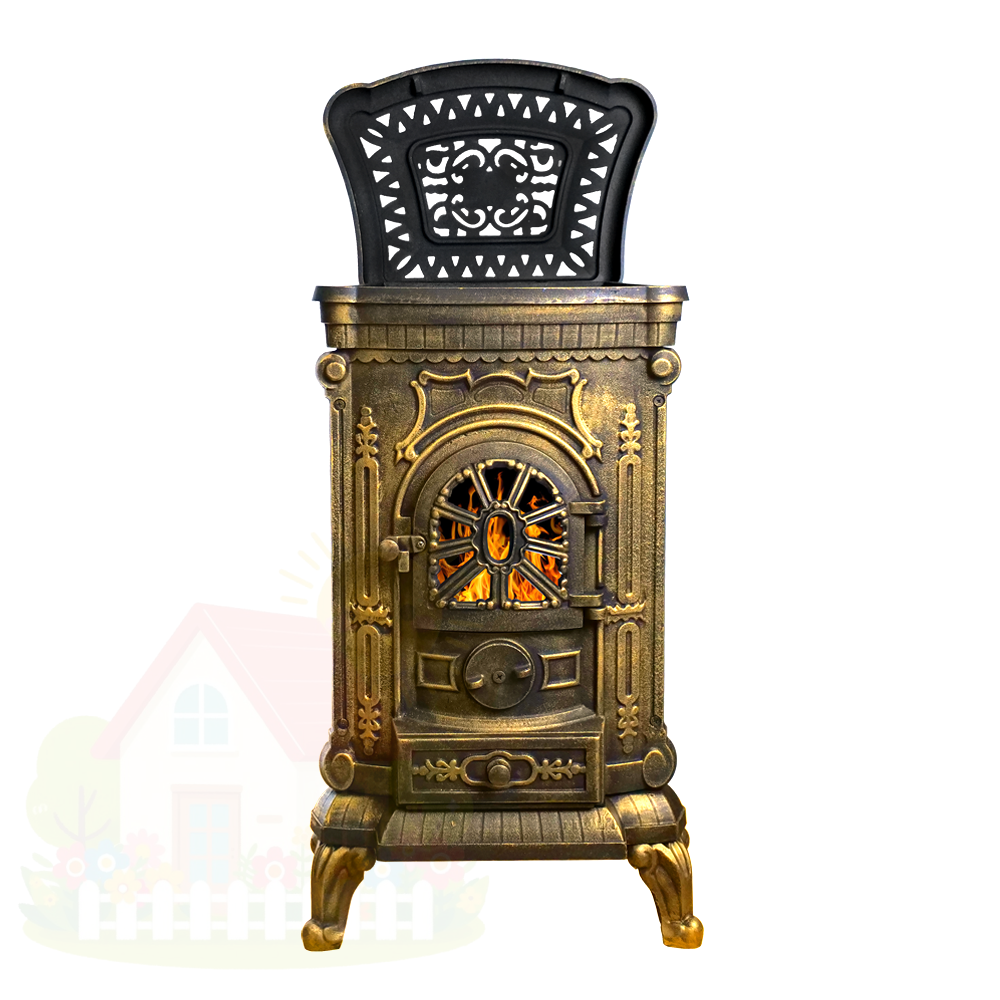 Купить Печь-камин Везувий А-07 "Золото" — фото товара в каталоге