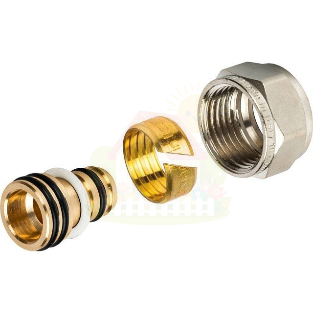 Инженерная сантехника Евроконус для труб 16х2,0х1/2" для труб PEX-AL-PEX Stout — детальное фото
