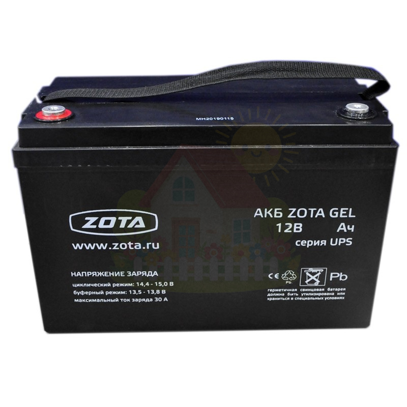 Инженерная сантехника Аккумуляторная батарея ZOTA GEL 150-12 — детальное фото