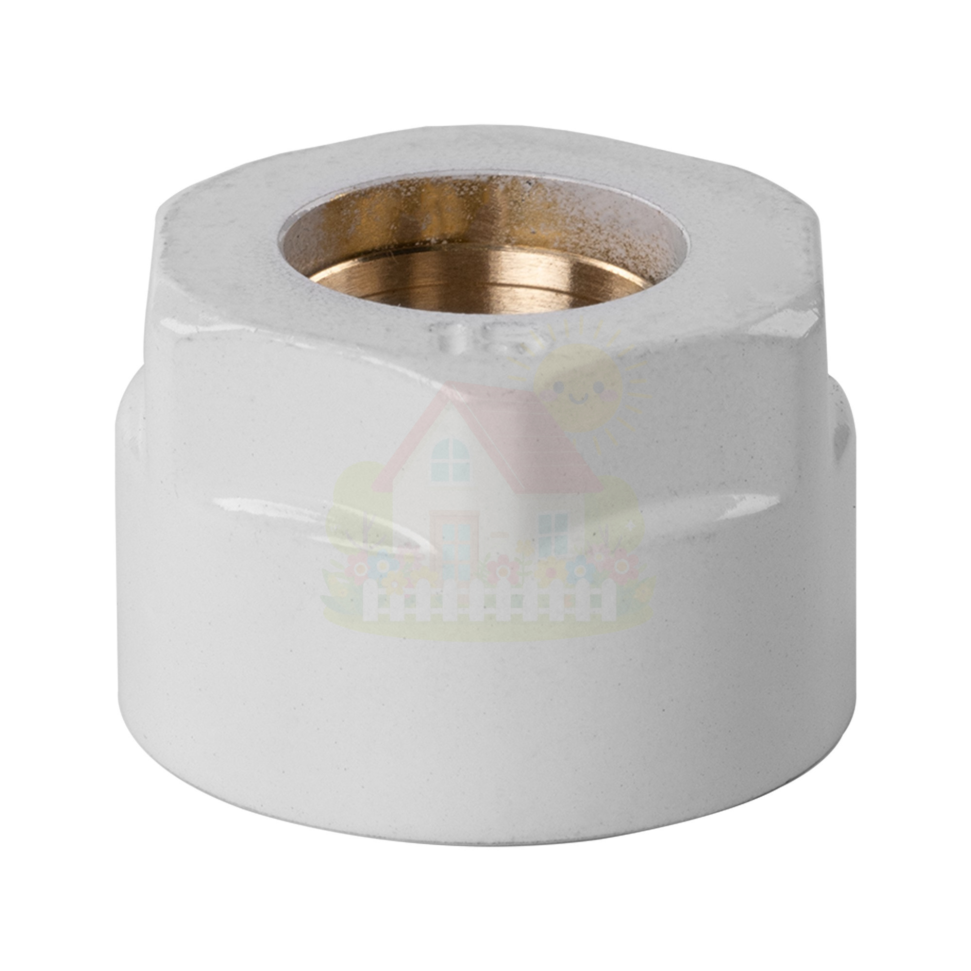 Инженерная сантехника Евроконус для труб pex-al-pex Delta 16x2.0x3/4" белый — детальное фото