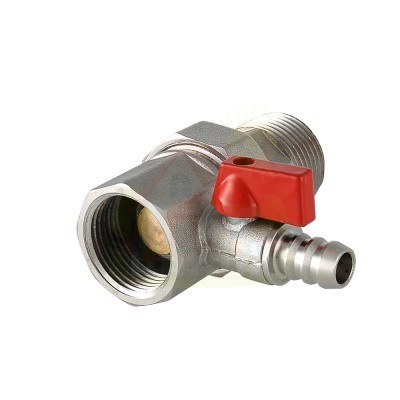 Инженерная сантехника Сгон-отсекатель с дренажным краном Valtec 1" VT.537.N.06 — детальное фото