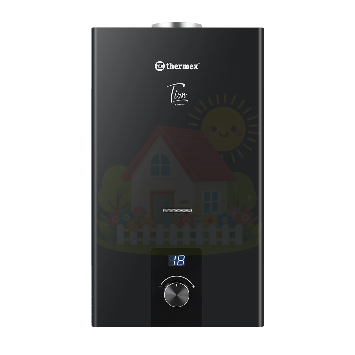 Инженерная сантехника Газовая колонка Thermex Tion 20 D Black — детальное фото