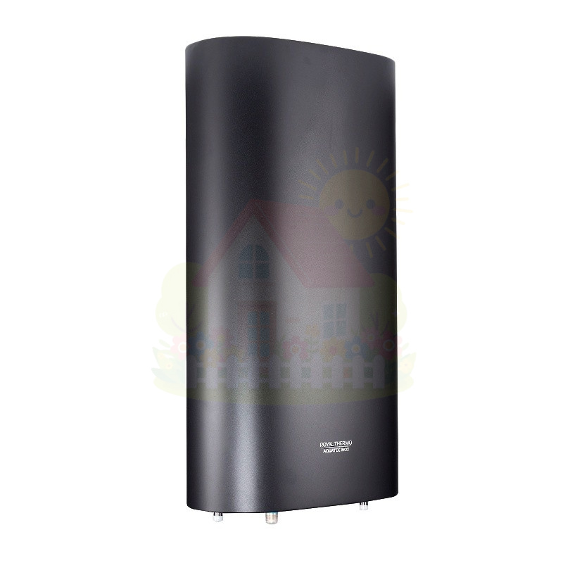 Инженерная сантехника Бойлер косвенного нагрева Royal Thermo AQUATEC INOX RTWX-F 100.1 GRAFIT настенный сухой ТЭН — детальное фото