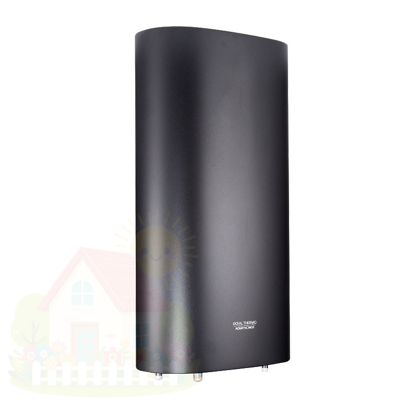 Купить Бойлер косвенного нагрева Royal Thermo AQUATEC INOX RTWX-F 100.1 GRAFIT настенный сухой ТЭН — фото товара в каталоге