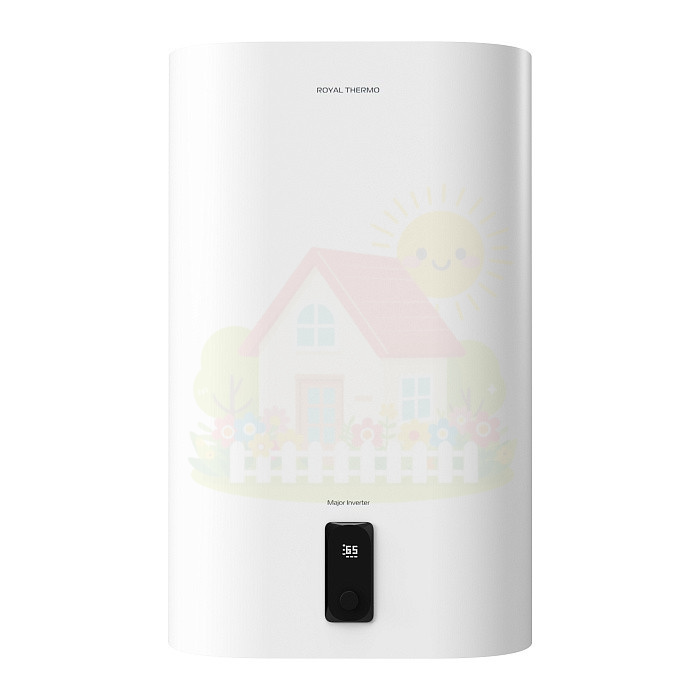 Инженерная сантехника Электрический водонагреватель Royal Thermo RWH 50 Major Inverter White — детальное фото