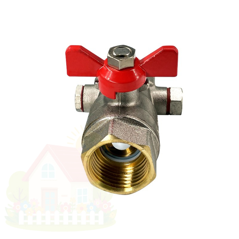 Купить Запорный клапан Heizen Lock S15 с функцией подключения импульсной трубки и дренажа — фото товара в каталоге