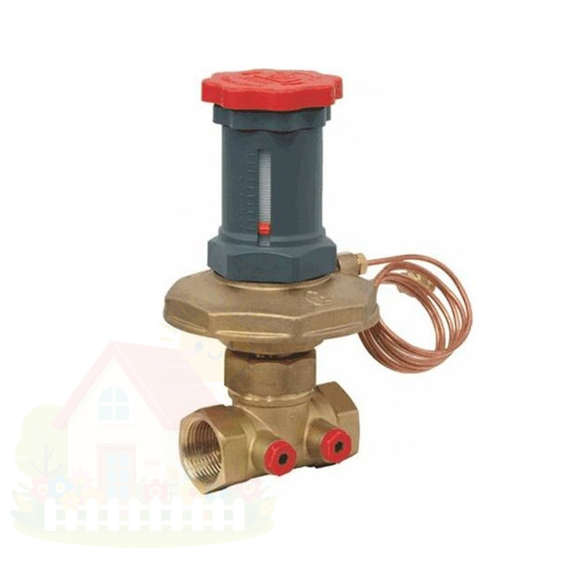 Купить Балансировочный клапан Giacomini R206B 20х3/4" ВР/ВР с регулятором дифференциального давления — фото товара в каталоге