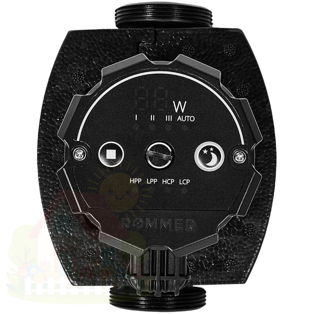 Купить Частотный циркуляционный насос ROMMER PROFI EVO 32/40-180 с гайками и теплоизоляцией — фото товара в каталоге