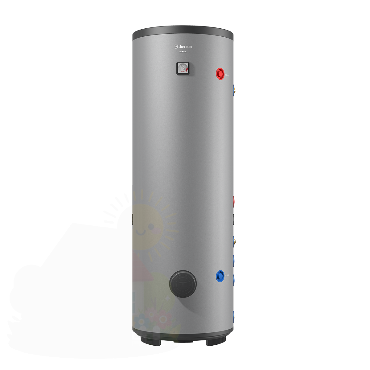 Купить Бойлер косвенного нагрева из нержавейки Thermex Nixen 250 F (Combi) — фото товара в каталоге
