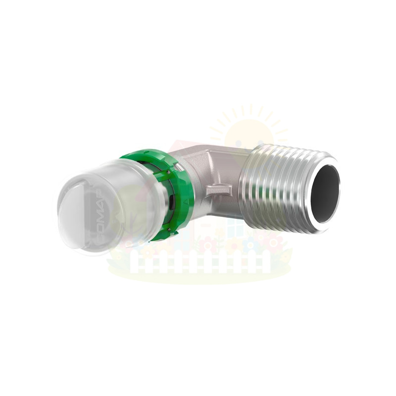 Инженерная сантехника Пресс угол COMAP 26х3 3/4" мм НР резьба — детальное фото