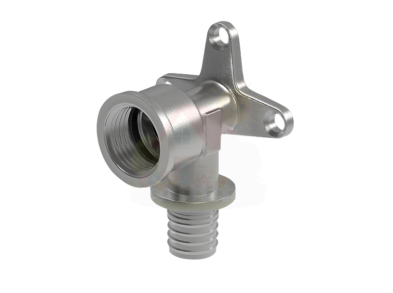 Инженерная сантехника Угол с креплением Royal Thermo ВР резьба 20х1/2" мм — детальное фото