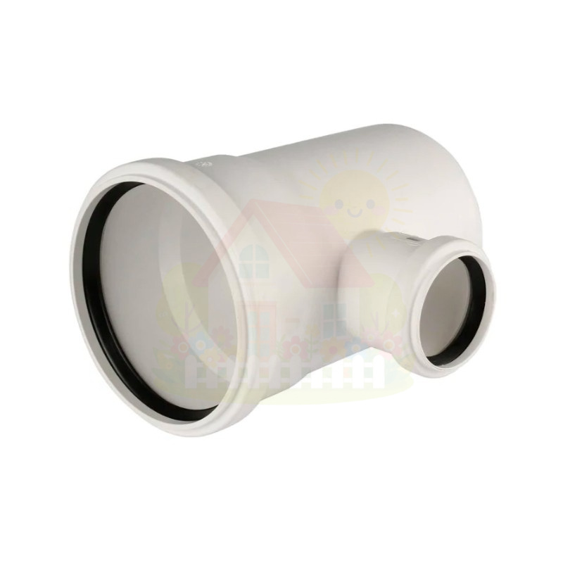 Инженерная сантехника Тройник канализационный Sinikon comfort 110x50мм 90° (АРТ. 510035.K) — детальное фото
