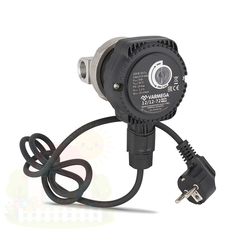 Купить Циркуляционный насос для ГВС Varmega VMCP10 HW база 72мм, 12/1.2 72, с частотным регулированием — фото товара в каталоге