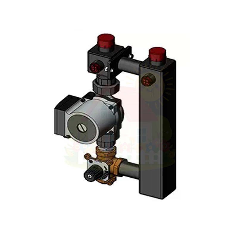 Инженерная сантехника Насосный модуль со смесителем под привод СП25/40 (Grundfos 130 мм+клапан) ZOTA — детальное фото