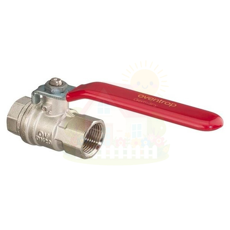 Инженерная сантехника Кран шаровый Oventrop Optibal 1/2" ВР/BР ручка-рычаг (арт.1076004) — детальное фото